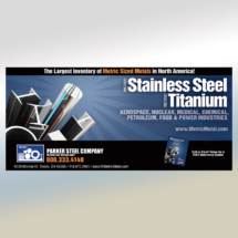 Parker Steel Stainless & Titanium Ad