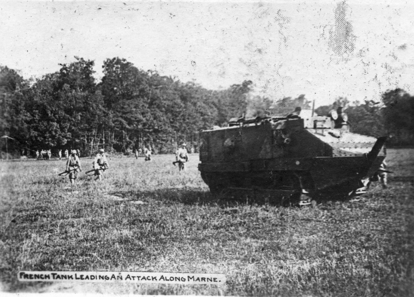 French Tank at the Marne
